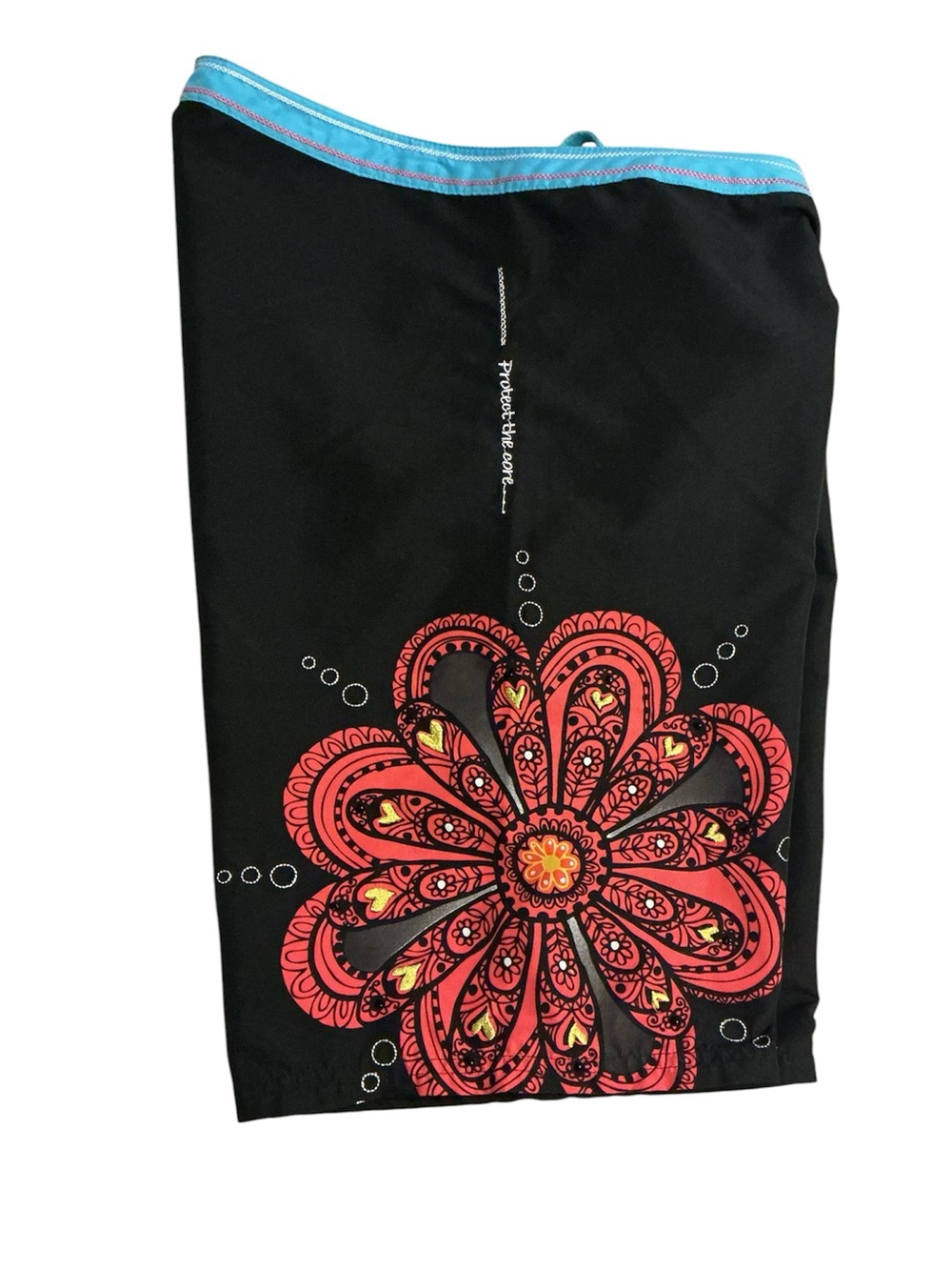 Body Glove women’s swim board shorts boardshorts sz Medium black Mandala design - Picture 4 of 8